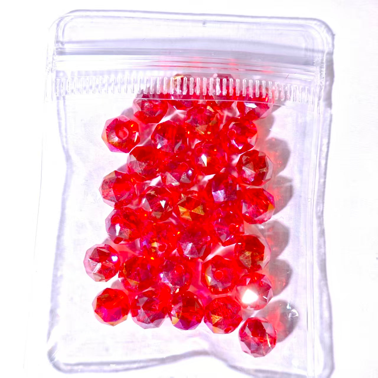 #OOPSDIY Different Shaped Colors Glass Beads for Crafting and DIY Projects Crystal Beaded Edge Beading Making Adjustable Beaded Chain Ideal for Jewelry Making Scrapbooking