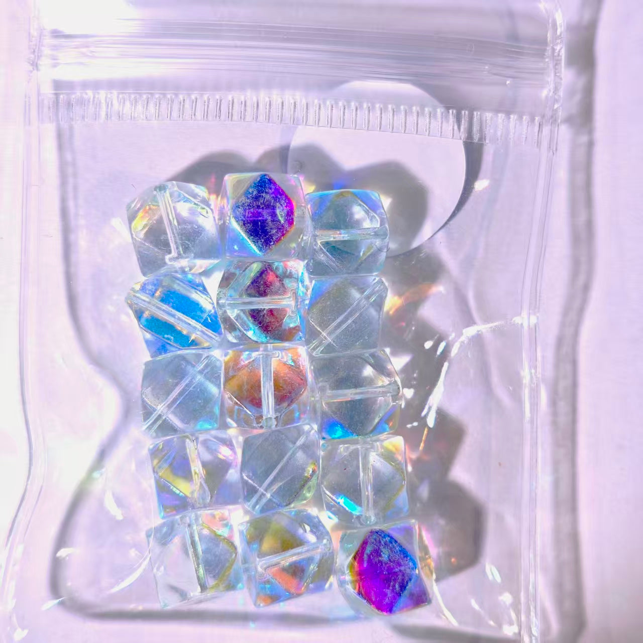 #OOPSDIY Different Shaped Colors Glass Beads for Crafting and DIY Projects Crystal Beaded Edge Beading Making Adjustable Beaded Chain Ideal for Jewelry Making Scrapbooking