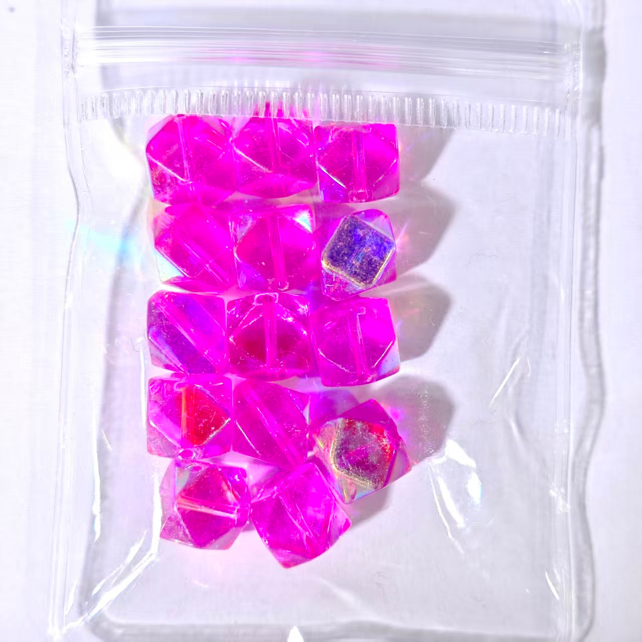 #OOPSDIY Different Shaped Colors Glass Beads for Crafting and DIY Projects Crystal Beaded Edge Beading Making Adjustable Beaded Chain Ideal for Jewelry Making Scrapbooking